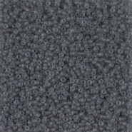 Miyuki seed beads 15/0 - Matted transparent grey 15-152F